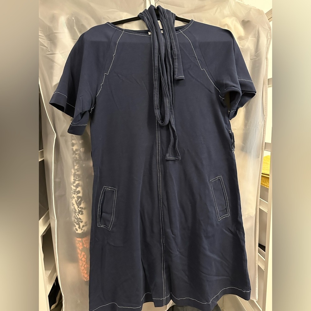 Navy blue dress